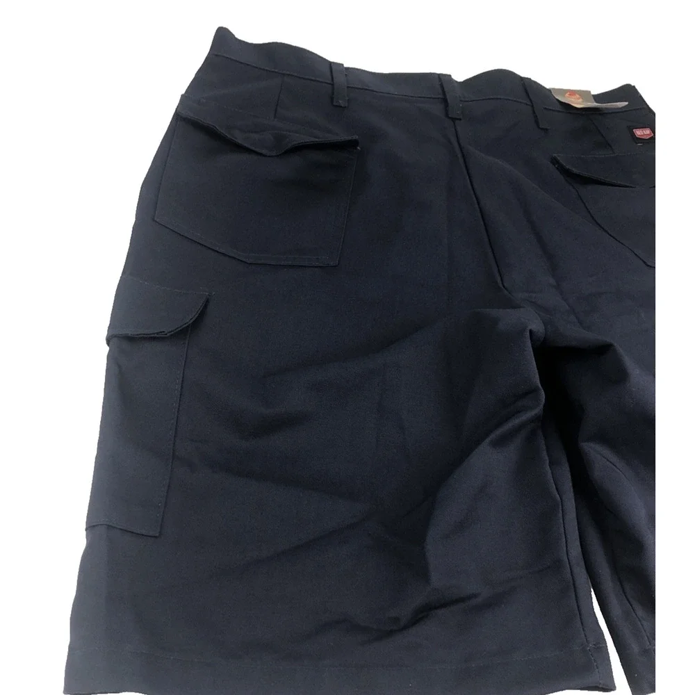 Red Kap Men's Cargo Shorts 36‎ X 12 Blue Work Uniform Industrial Clothing NEW